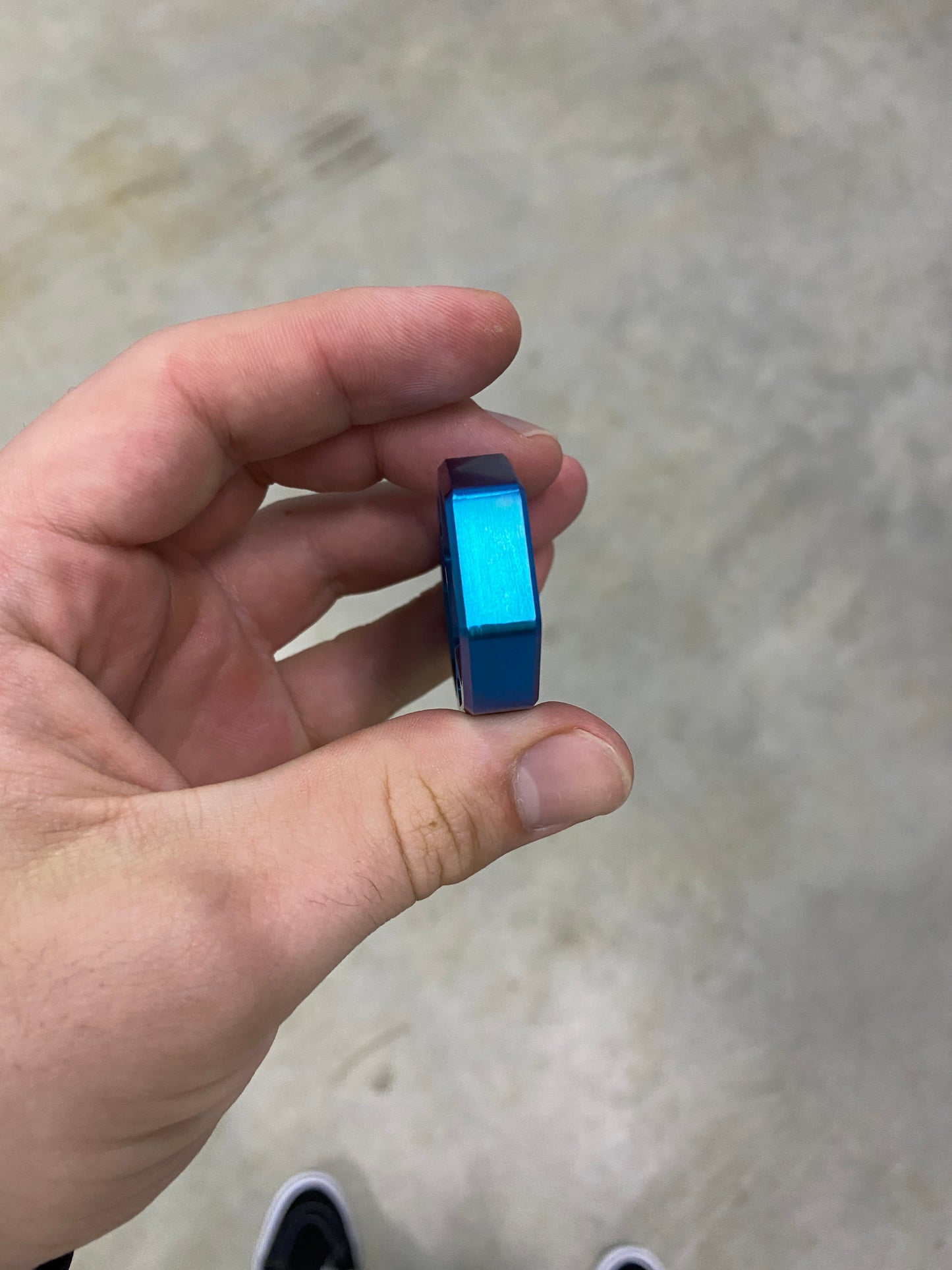 HEXA II | TITANIUM ANODIZED AQUAMARINE