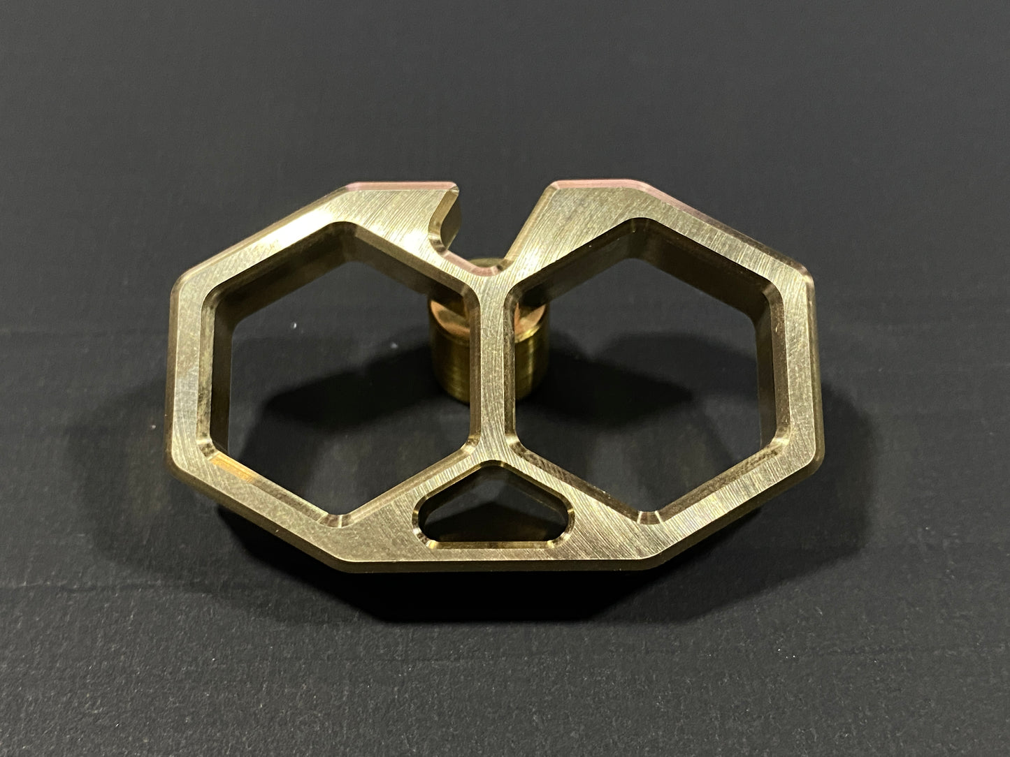 HEXA II BRASS keychain