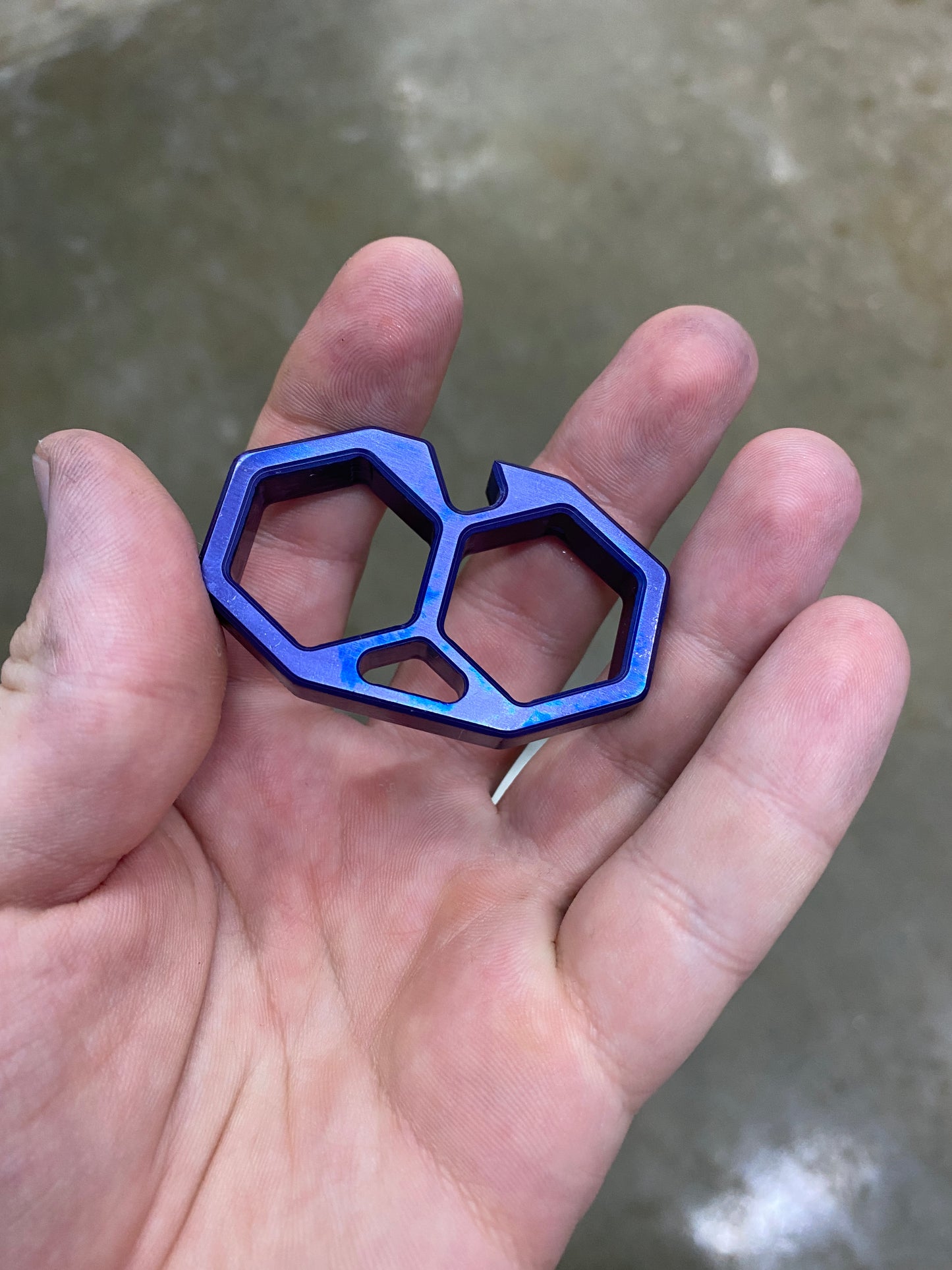 HEXA II | TITANIUM ANODIZED BLUE