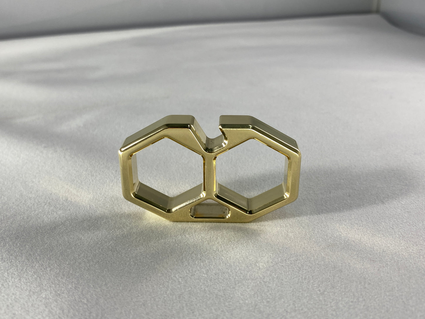 HEXA II BRASS keychain